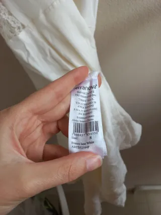 Abito pizzo bianco Terranova taglia S