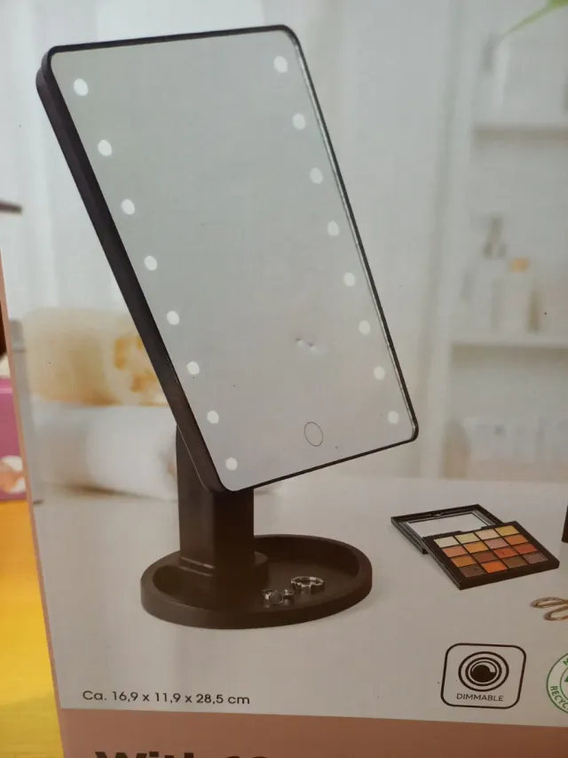 Specchio Trucco 16 LED Dimmable