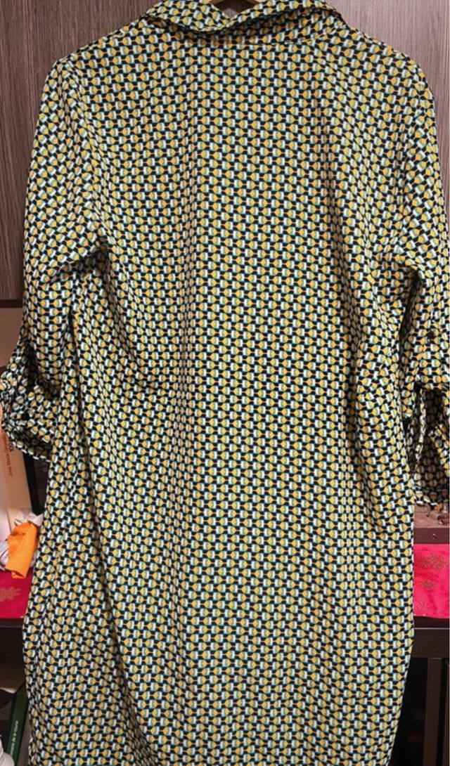 Vestido camisero estampado