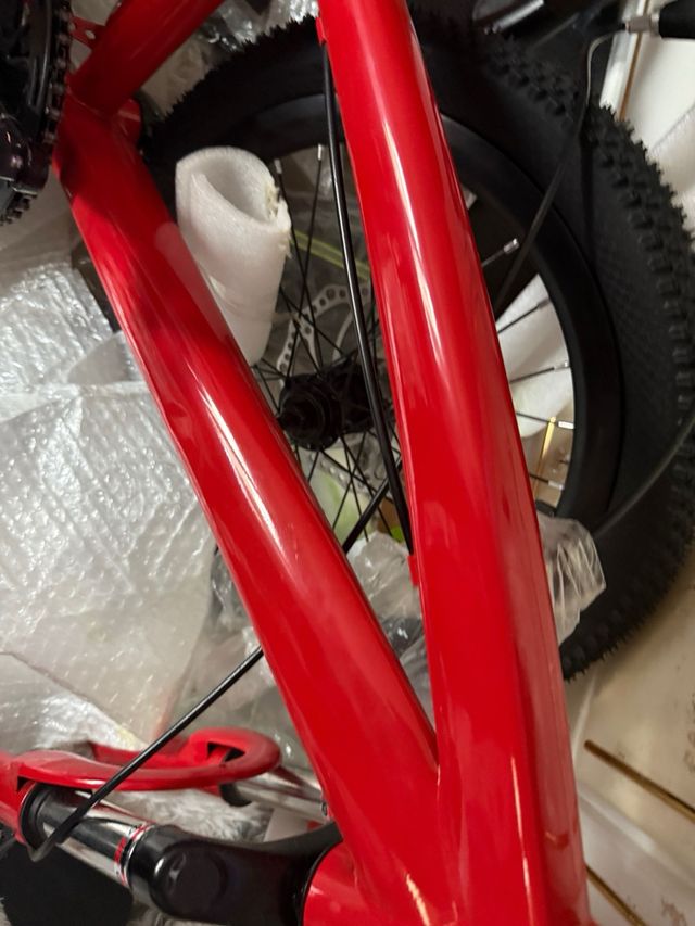 Bicicleta Roja Infantil