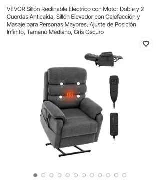 Poltrona elettrica VEVOR scontata, massaggio e riscaldamento