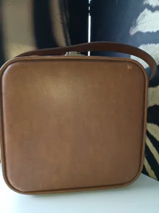 Maletín Vintage Marrón con Llave