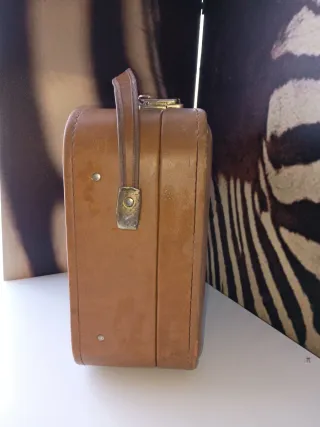 Maletín Vintage Marrón con Llave