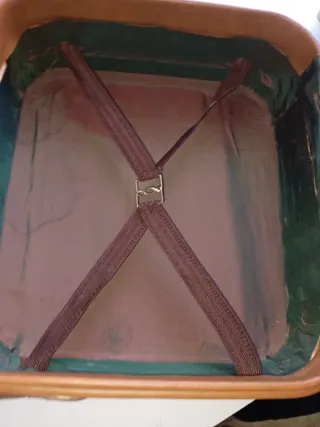 Maletín Vintage Marrón con Llave