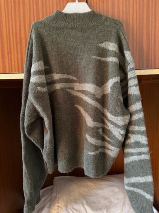 Jersey Scalpers Verde Rayas tipo Cebra de Alpaca