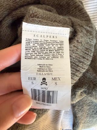 Jersey Scalpers Verde Rayas tipo Cebra de Alpaca