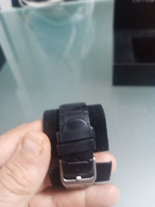 Reloj Lotus Hombre Negro y Plateado