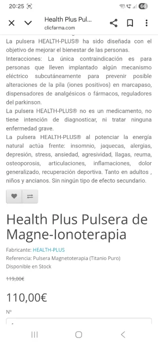 Pulsera HP TITANIUM Plata