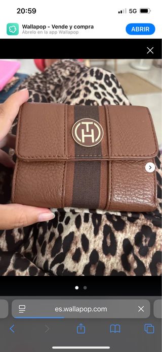 Monedero Tommy Hilfiger Marrón