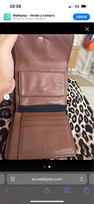 Monedero Tommy Hilfiger Marrón