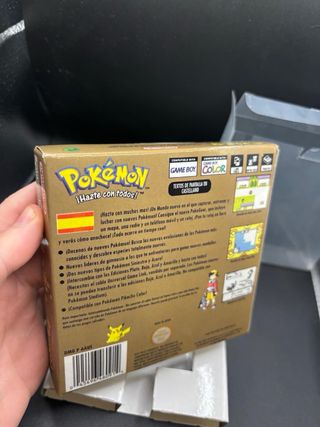 Caja Pokémon Edición Oro Game Boy Color