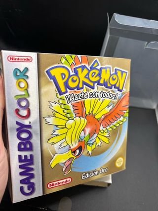 Caja Pokémon Edición Oro Game Boy Color