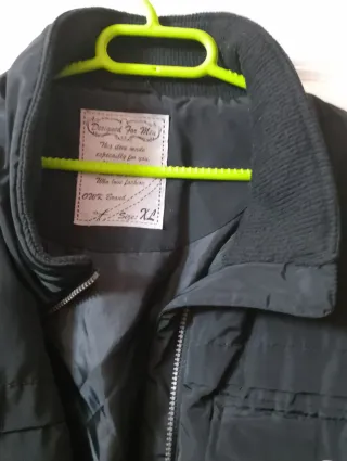 Chaqueta acolchada negra