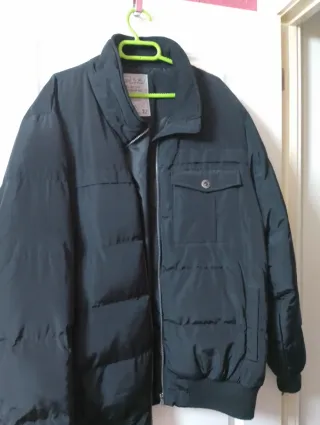 Chaqueta acolchada negra