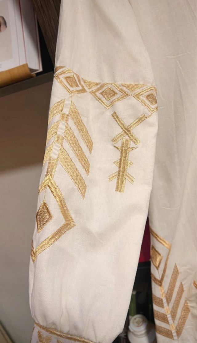 Vestido Kaftan bordado Nuria Cobo