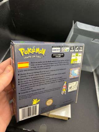 Caja Pokémon Edición Plata Game Boy Color