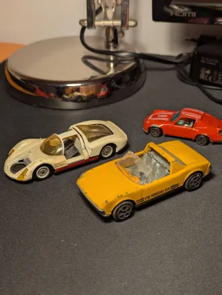 Lotto 3 modellini Porsche auto d'epoca