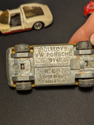 Lotto 3 modellini Porsche auto d'epoca