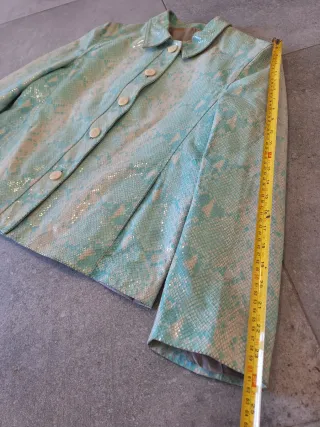 Chaqueta Cazadora Blazer Vintage Piel Cuero XXL