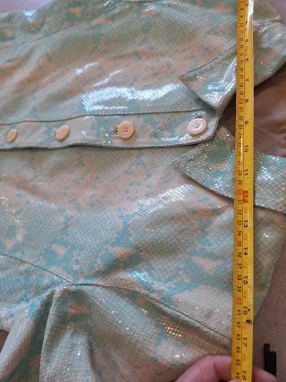 Chaqueta Cazadora Blazer Vintage Piel Cuero XXL