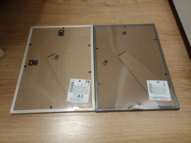 Marcos de fotos A4 precintados