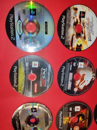 Lote 10 Videojuegos PS2