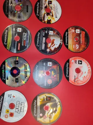 Lote 10 Videojuegos PS2