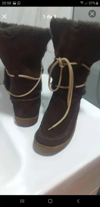 Botas ante y borreguillo + otras de regalo