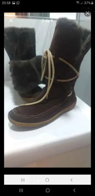 Botas ante y borreguillo + otras de regalo