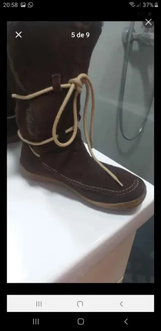 Botas ante y borreguillo + otras de regalo