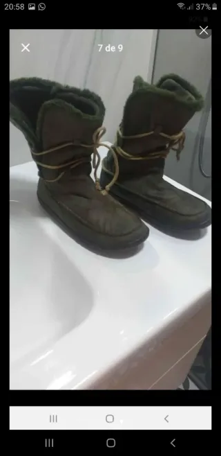 Botas ante y borreguillo + otras de regalo