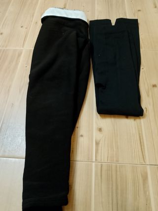 Leggings térmicos negros talla única