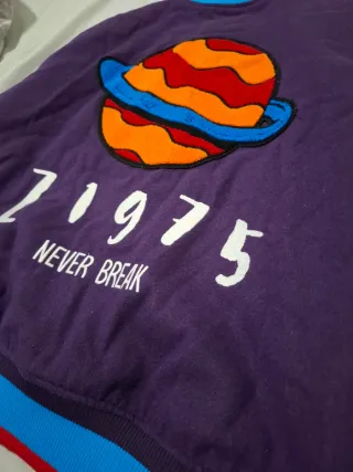 Chaqueta Zara Morado Multicolor Talla XL