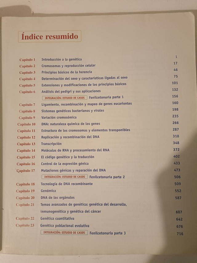 Genética. Un Enfoque Conceptual.