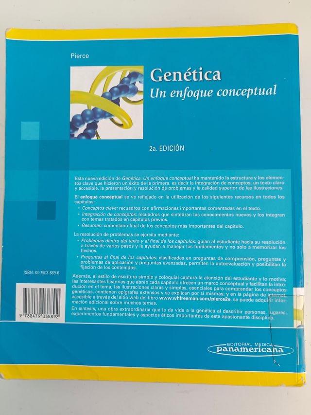 Genética. Un Enfoque Conceptual.