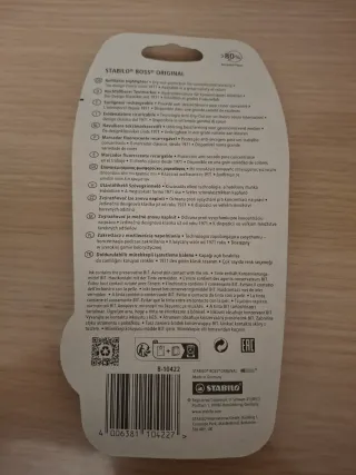 Evidenziatore Stabilo Boss Giallo (2 pezzi)