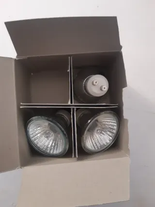 3x Bombillas Halógenas GU10