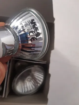 3x Bombillas Halógenas GU10