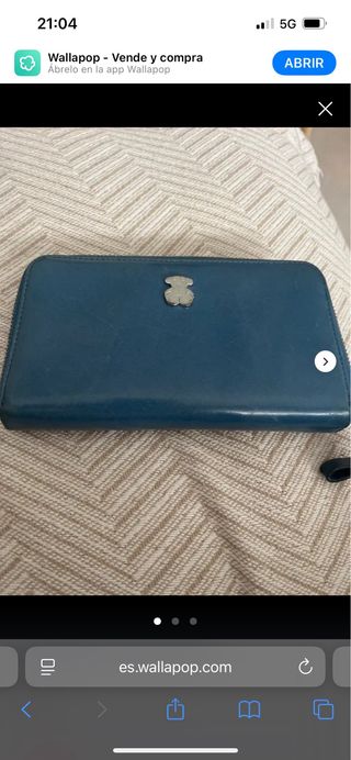 Monedero Tous Celeste