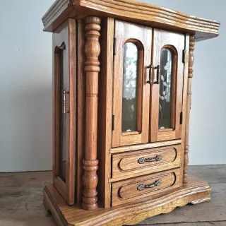 Mini mobile in rovere (scala 1:5) – Portagioie