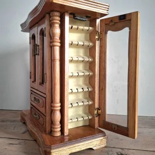 Mini mobile in rovere (scala 1:5) – Portagioie