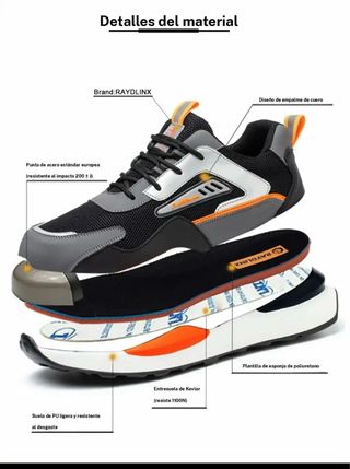 Zapatos de seguridad tallas disponibles 43/44