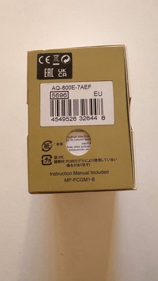 Reloj Casio AQ800E con menos de un año de uso.