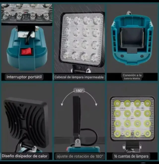 Luce LED 10.5x10.5cm