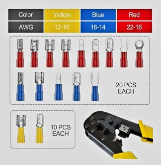 Kit 280 Conectores Elétricos