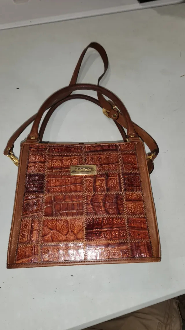Bolso Bol-Perdix Piel Mosaico Vintage