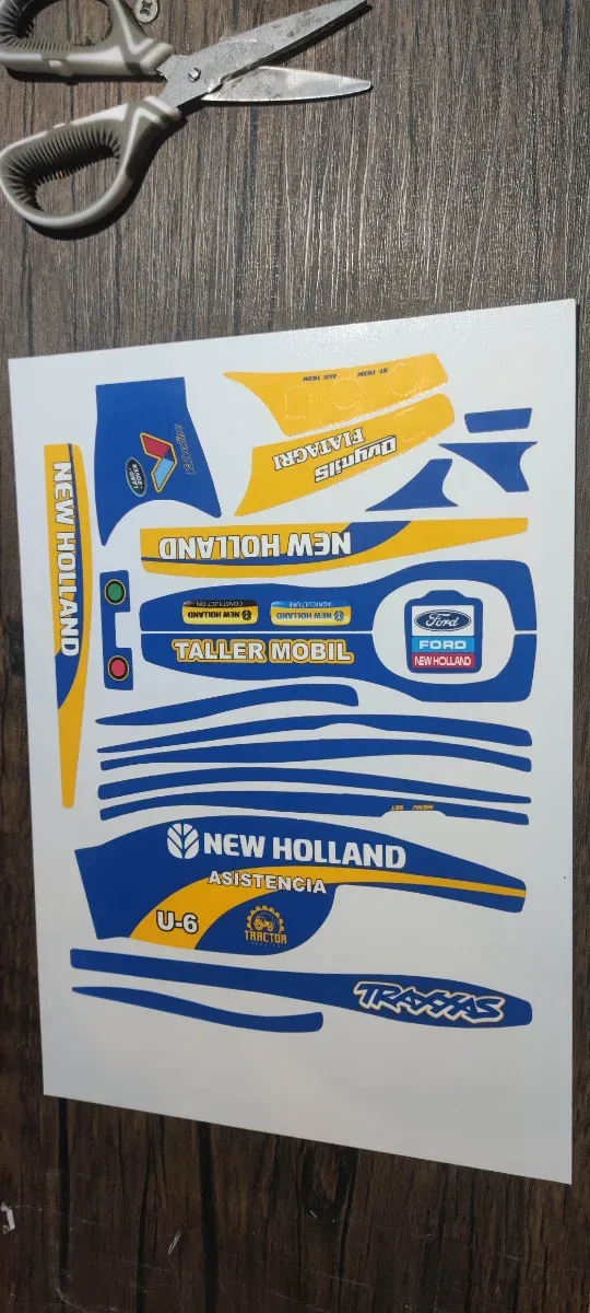 Pegatinas para emisora tqi Traxxas 2 y 5 canales..