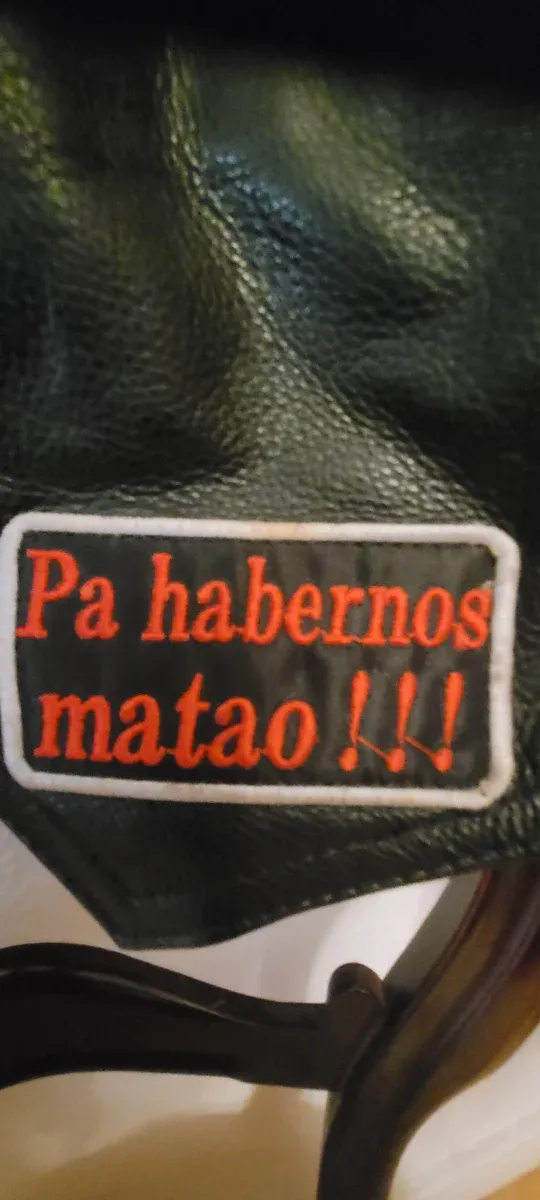 Chaleco de cuero Honda motero