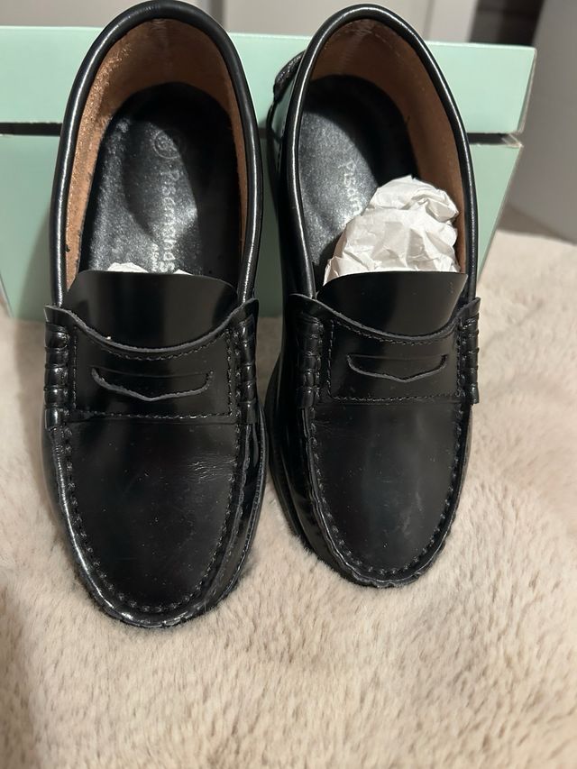 Mocasines Pisamonas Negros Talla 30