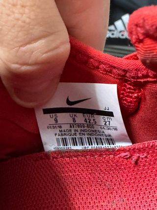 Zapatillas Nike Running Rojas Talla 42.5